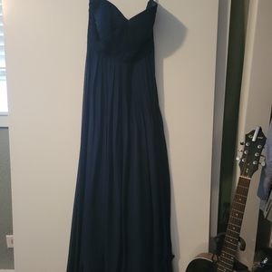 Navy Blue convertible Jenny Yoo Collection Formal Dress - size 8